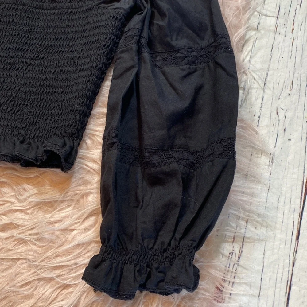 Aritzia Wilfred Soiree Top in Black sz XS